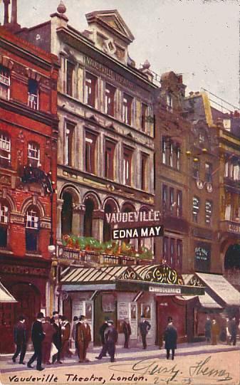 Vaudeville Theatre Facade c.1890